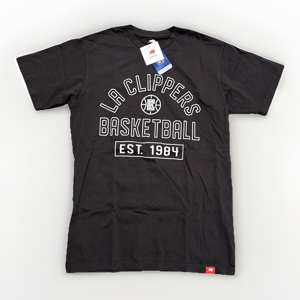 Los Angeles Clippers T-Shirt Mens Small  Sportiqe Charcoal Gray